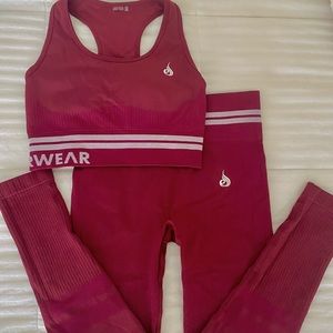 Ryder wear legging and bra set
